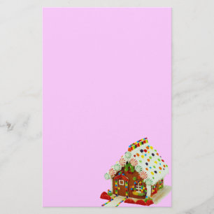 Gingerbread House Stationery