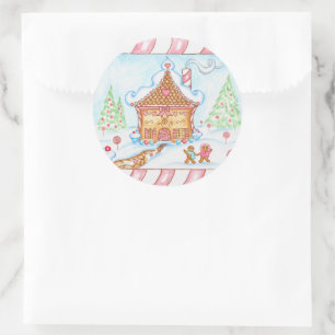 Gingerbread House Sticker