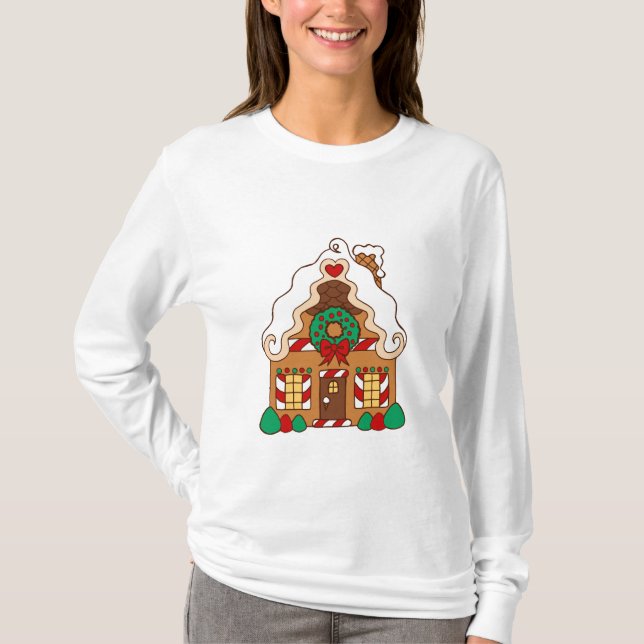 Gingerbread House T-Shirt (Front)