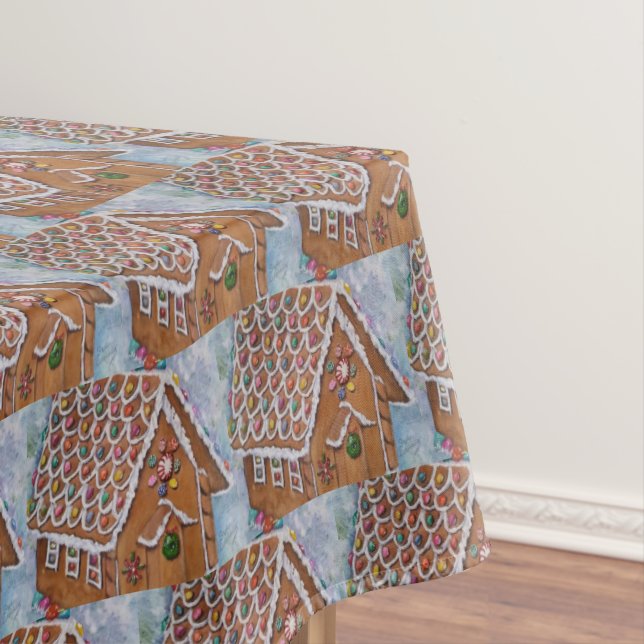 GINGERBREAD HOUSE TABLECLOTH (In Situ)