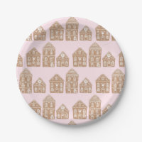 Gingerbread House Village Illustration
