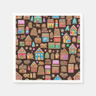 Gingerbread Houses Napkin