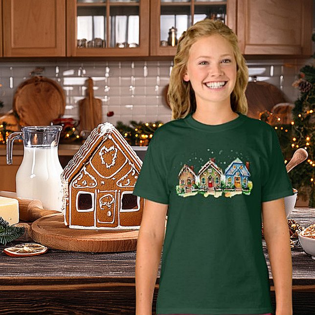 Gingerbread houses T-Shirt (Creator Uploaded)