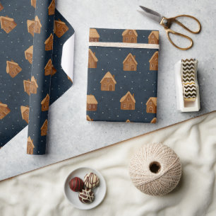 Gingerbread Houses Wrapping Paper