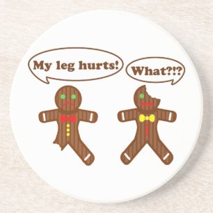Gingerbread Humour Coaster