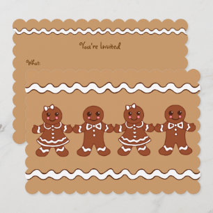 Gingerbread Invitations