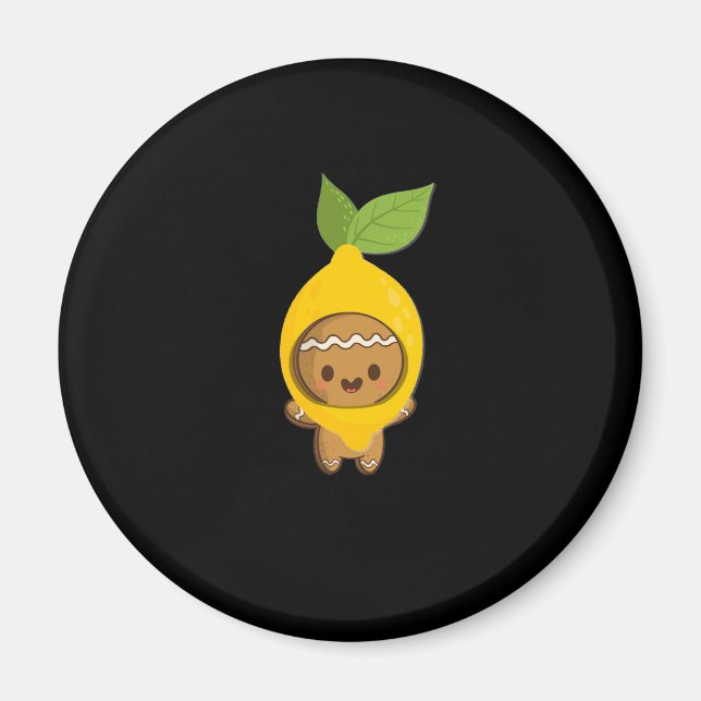 Gingerbread Kawaii Magnet (Front)