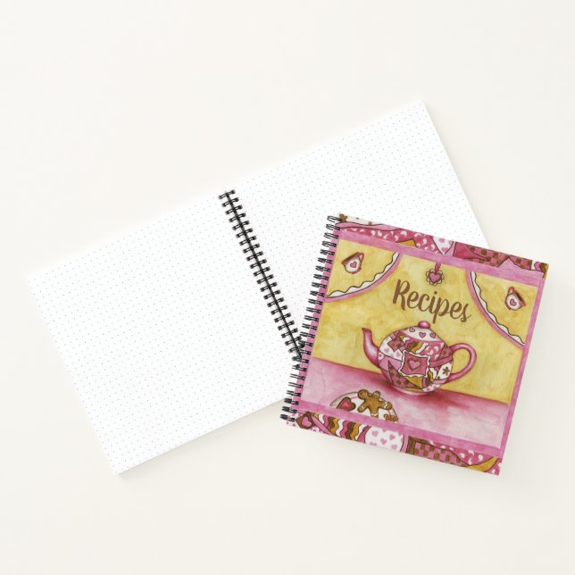 Gingerbread Kitchen Recipe Notebook  (Inside)