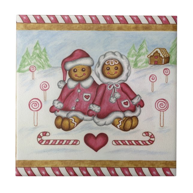 Gingerbread Kitchen Trivet (Front)