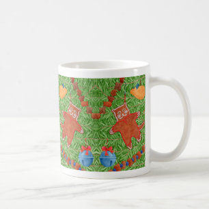 GINGERBREAD KITTY White Mug