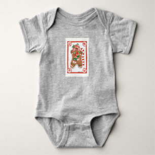 Gingerbread Love - Kids Art for CHOC Baby Bodysuit