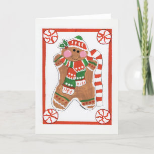 Gingerbread Love - Kids Art for CHOC Thank You Card