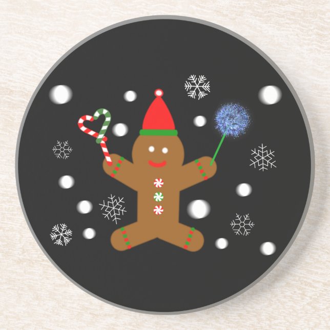 Gingerbread Man #2-2 Coaster (Front)