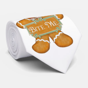 Gingerbread Man 2 - Bite Me Tie