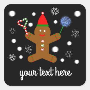 Gingerbread Man #2 Stickers