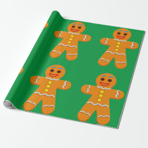 Gingerbread Man 2 Wrapping Paper