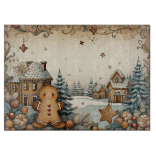 Gingerbread Man #3 Kitchen Cutting Board