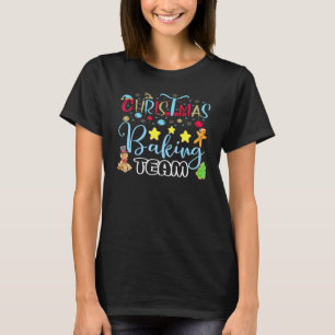 Gingerbread Man And Cookies Cute Christmas Baking T-Shirt
