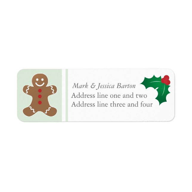 Gingerbread Man and Holly (Front)
