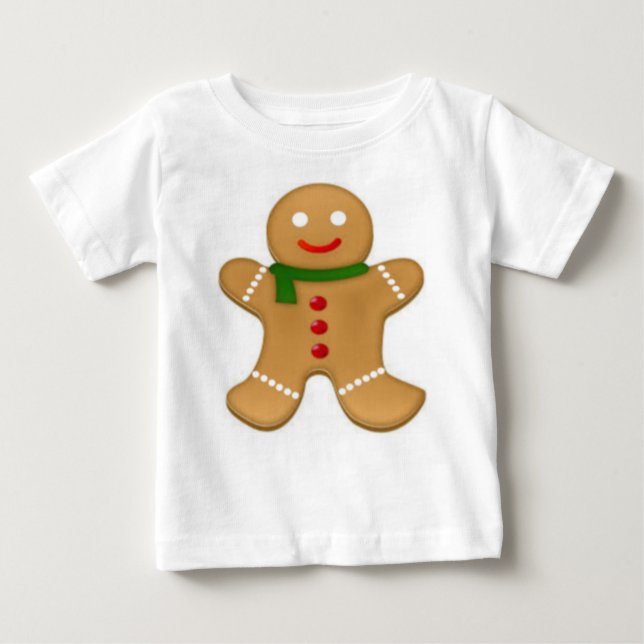Gingerbread Man Baby T-Shirt (Front)