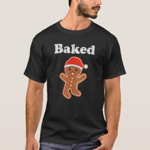 Gingerbread Man Baked Cookie Baking Adult Christma T-Shirt