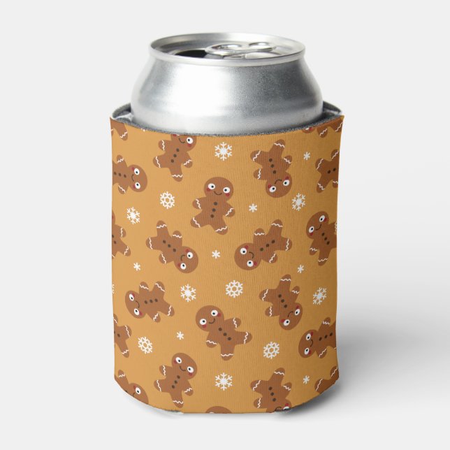Gingerbread Man Can Cooler (Can Front)