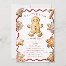 Gingerbread Man | Christmas Baby Shower
