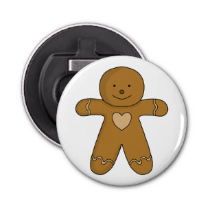 GingerBread Man Christmas Cookie Bottle Opener