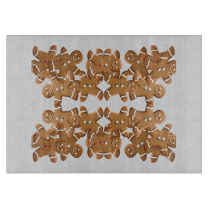 Gingerbread Man Christmas Cookie Holiday Baking Cutting Board
