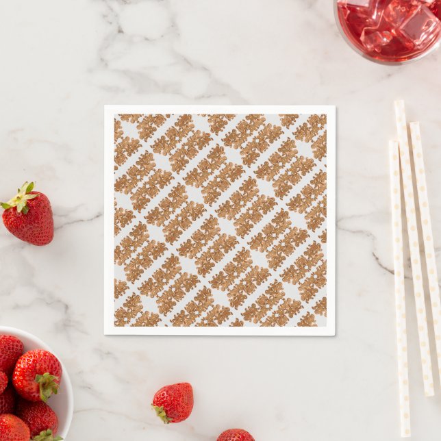 Gingerbread Man Christmas Cookie Holiday Baking  Napkin (Insitu)
