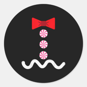 Gingerbread Man Christmas Costume Cookie Baking  Classic Round Sticker