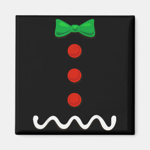 Gingerbread Man Christmas Costume Magnet