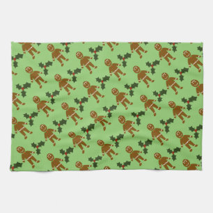 Gingerbread Man Christmas Kitchen Towel