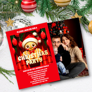 Gingerbread Man Christmas Party Photo