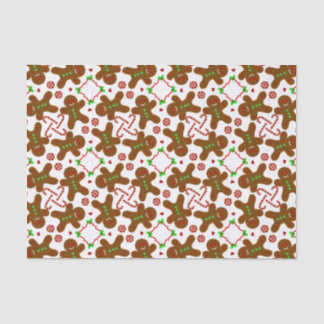 Gingerbread man Christmas personalizable Tissue Paper