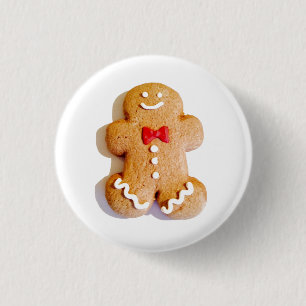 Gingerbread Man Cookie 4Marie 3 Cm Round Badge