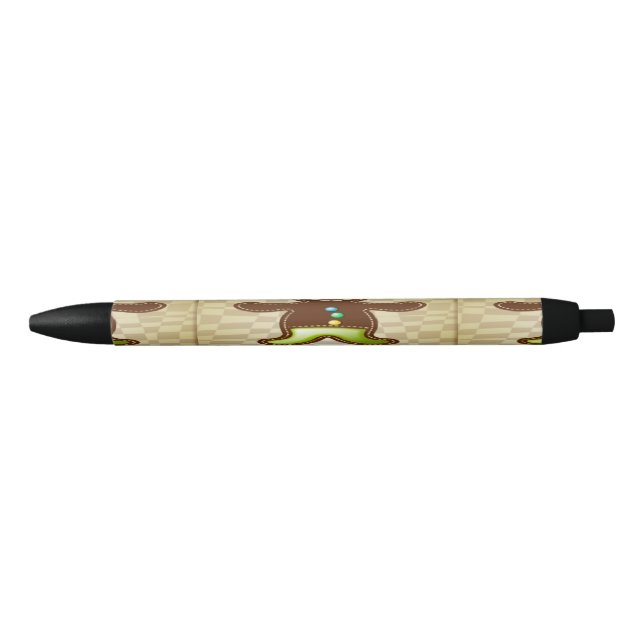 Gingerbread man cookie black ink pen (Front)