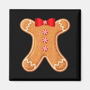 Gingerbread Man Cookie Costume Adult Kids Men Wome Magnet