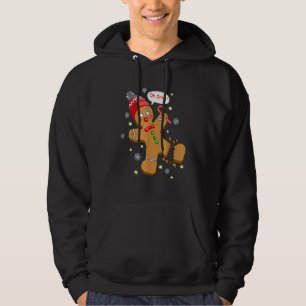 Gingerbread Man Cookie X Mas Oh Snap  Cute Christm Hoodie
