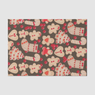 Gingerbread Man Cookies Holiday Cookies Fun Party Tissue Paper