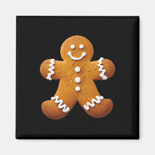 Gingerbread Man Costume Funny Halloween Christmas Magnet