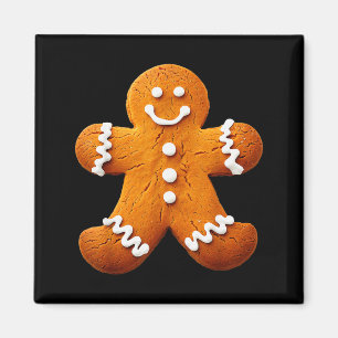 Gingerbread Man Costume Funny Halloween Christmas Magnet
