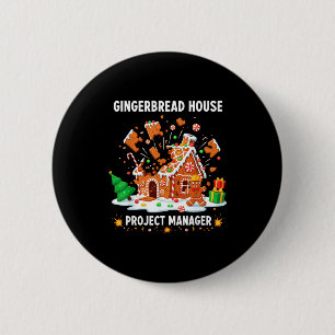 Gingerbread Man Costume, Gingerbread House Project 6 Cm Round Badge