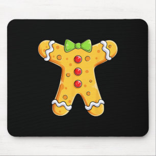 Gingerbread Man Costume Halloween Christmas Boys G Mouse Pad