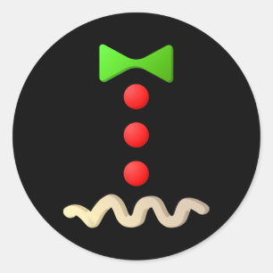 Gingerbread Man Costume Halloween Costume  Classic Round Sticker