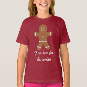 Gingerbread Man Custom Funny Christmas T-Shirt