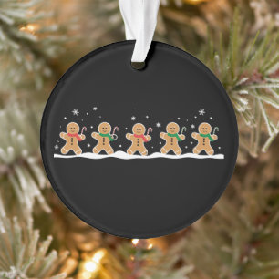 Gingerbread Man Cute Christmas Holiday Baker  Ornament
