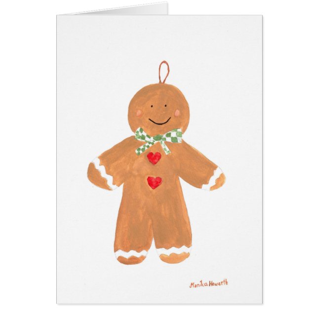 Gingerbread man decoration (Front)