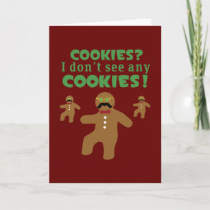 Gingerbread Man Disguise Holiday Card