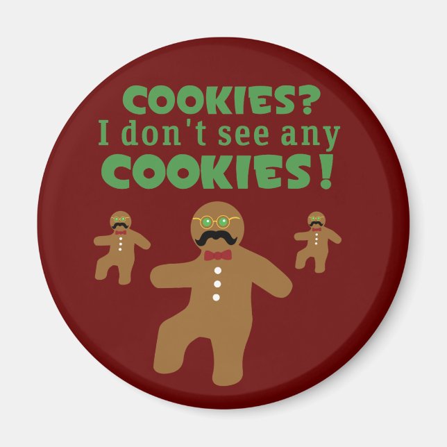 Gingerbread Man Disguise Magnet (Front)